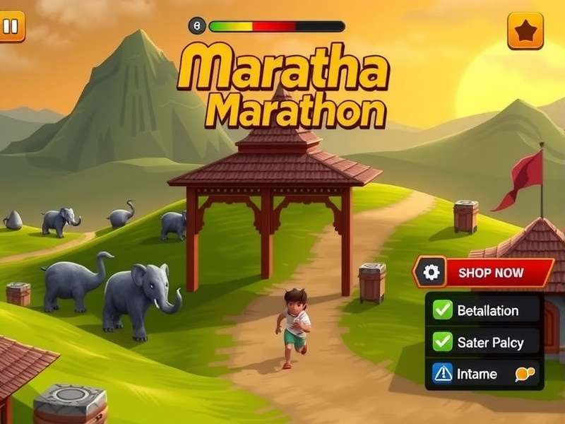 Maratha Marathon Gameplay Screenshot
